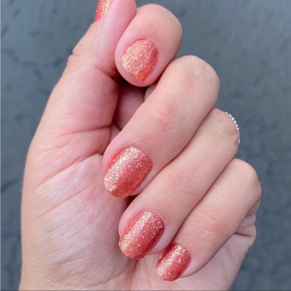 *Retired* Color Street: Seattle Royale | Copper Gold Glitter Orange Fall Autumn - Picture 8 of 14